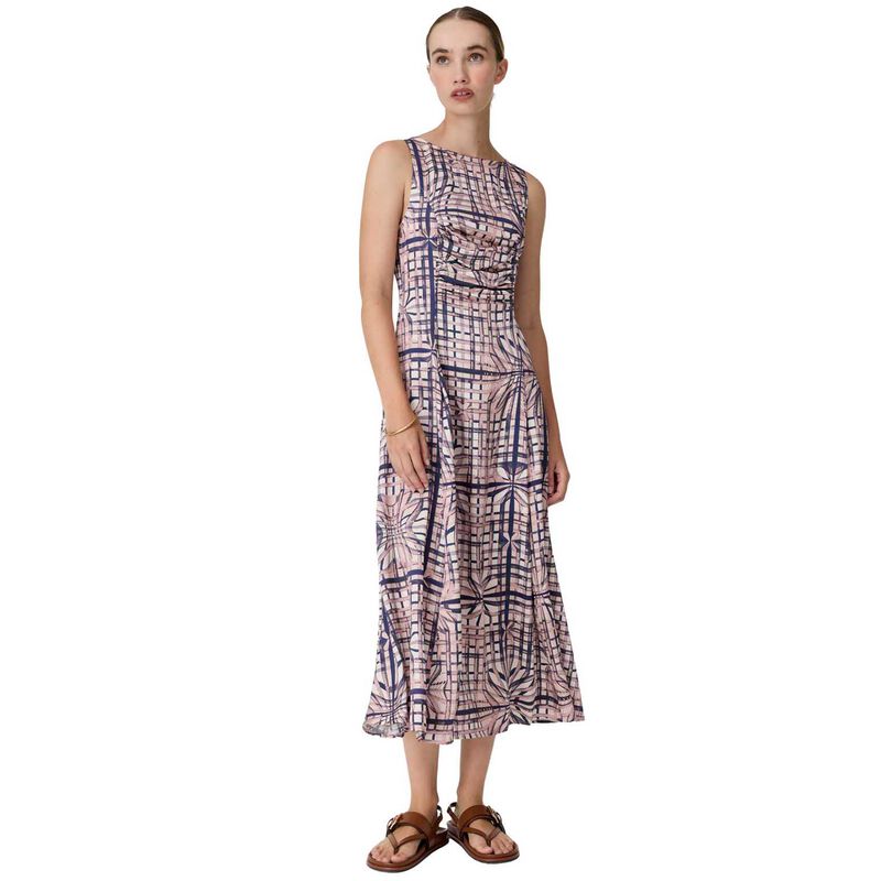 POL Lattice Gathered Dress image number 4